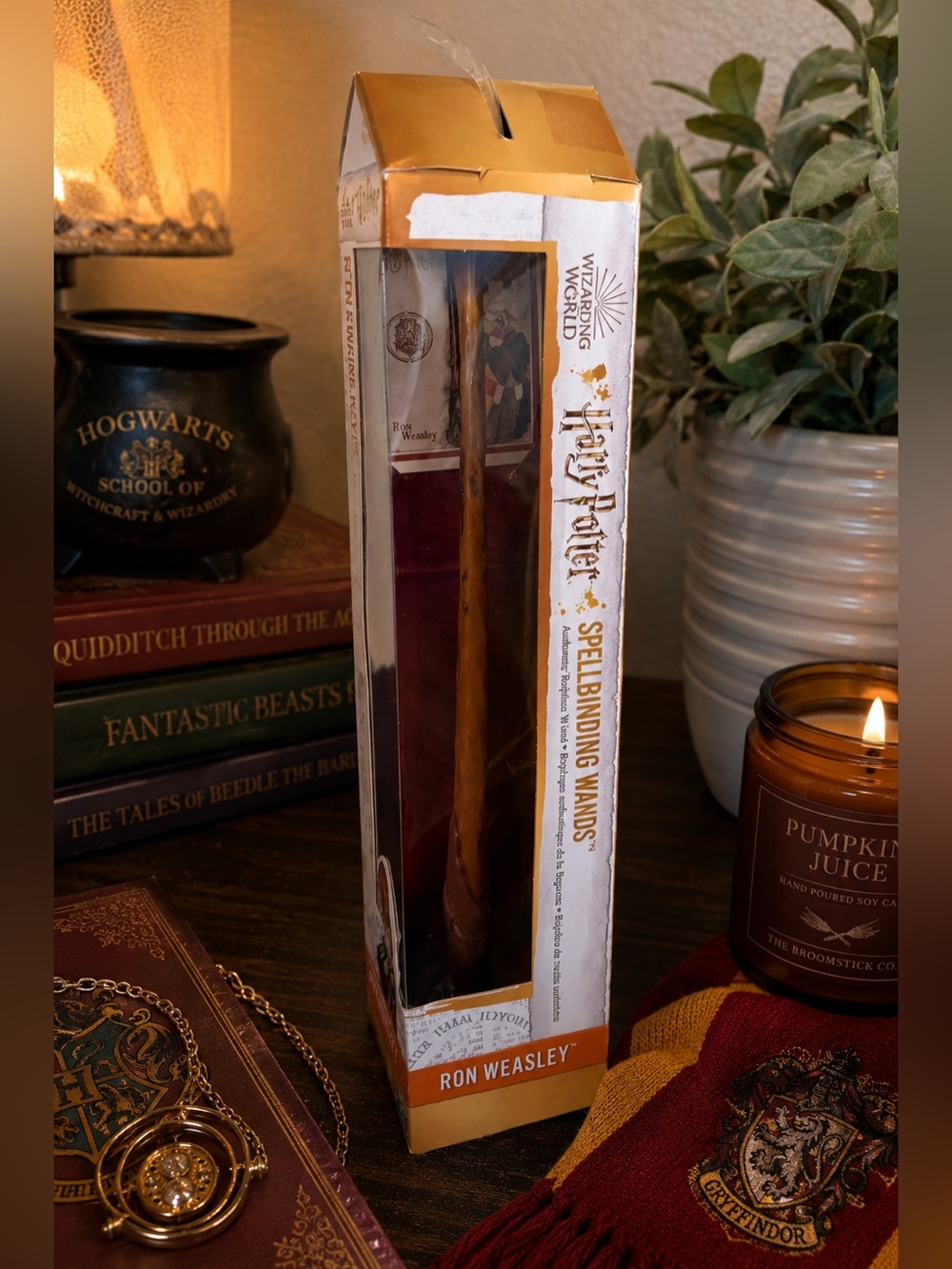 Harry Potter Ron Weasley Wand | Wizarding World Spellbinding Wand | Spin Master